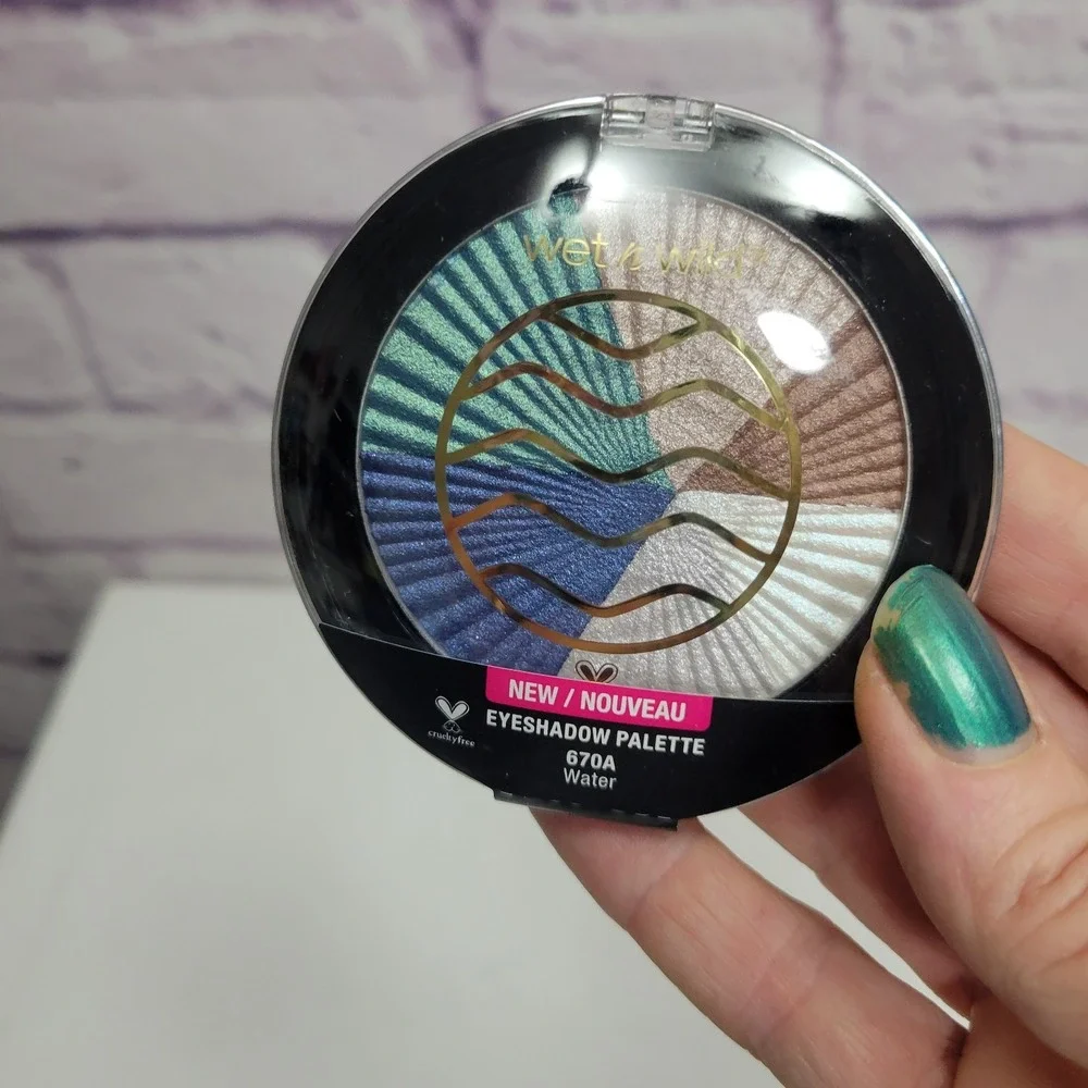 New No Box Wet n Wild Coloricon Eyeshadow Palette‎ 670A Water 6g Assorted